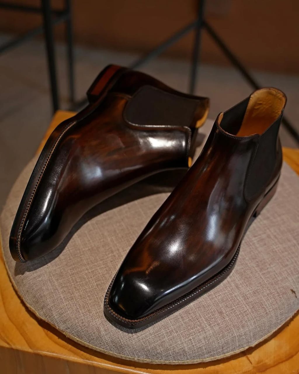 Chelsea Boots for Men's Brown- Pure leather