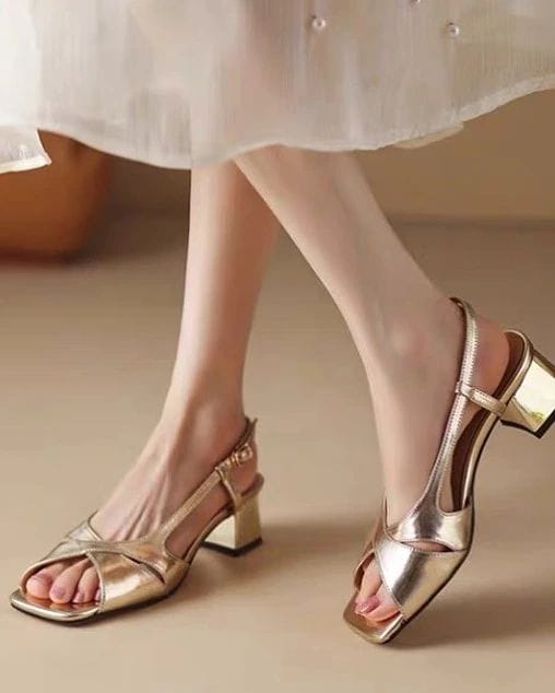 French Style heel-Gold