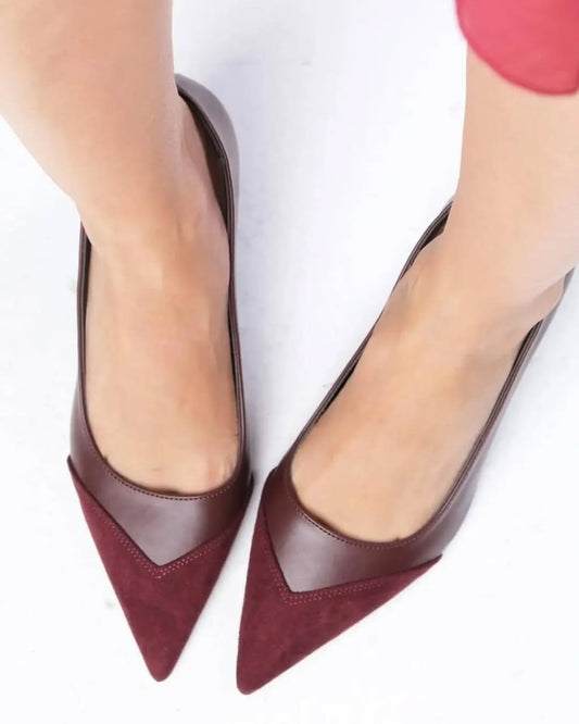 Miami Style heel - Mehroon