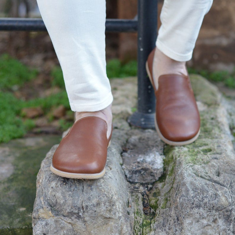 Italian Boots for Men's-Brown- Pure leather