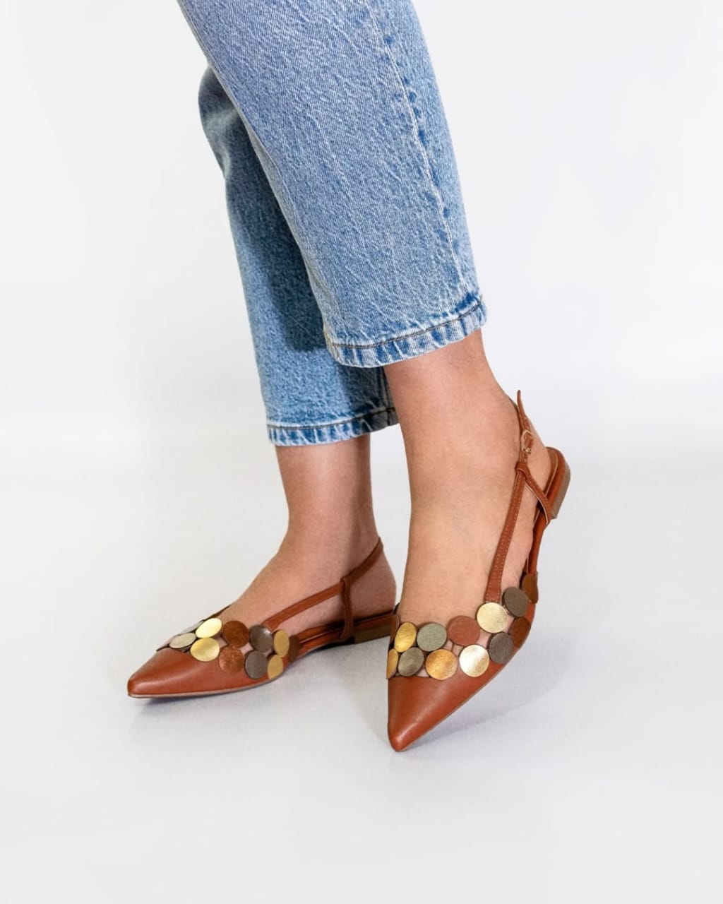 Greek Sandal - Brown