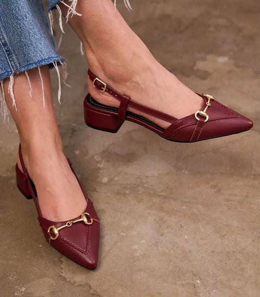 Luvi Sandal for Eid- Mehroon