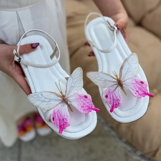 Sandal butterfly (White)