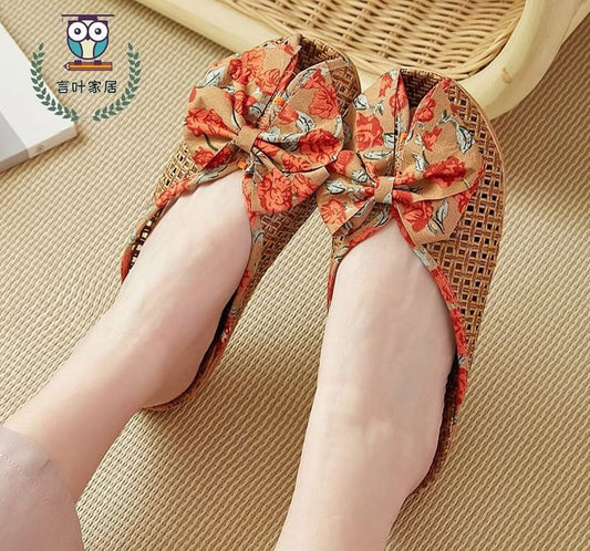 Floral sandals (Brown)