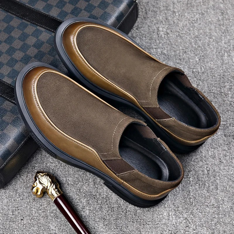 Men Breathable Loafer Summer Classic- brown