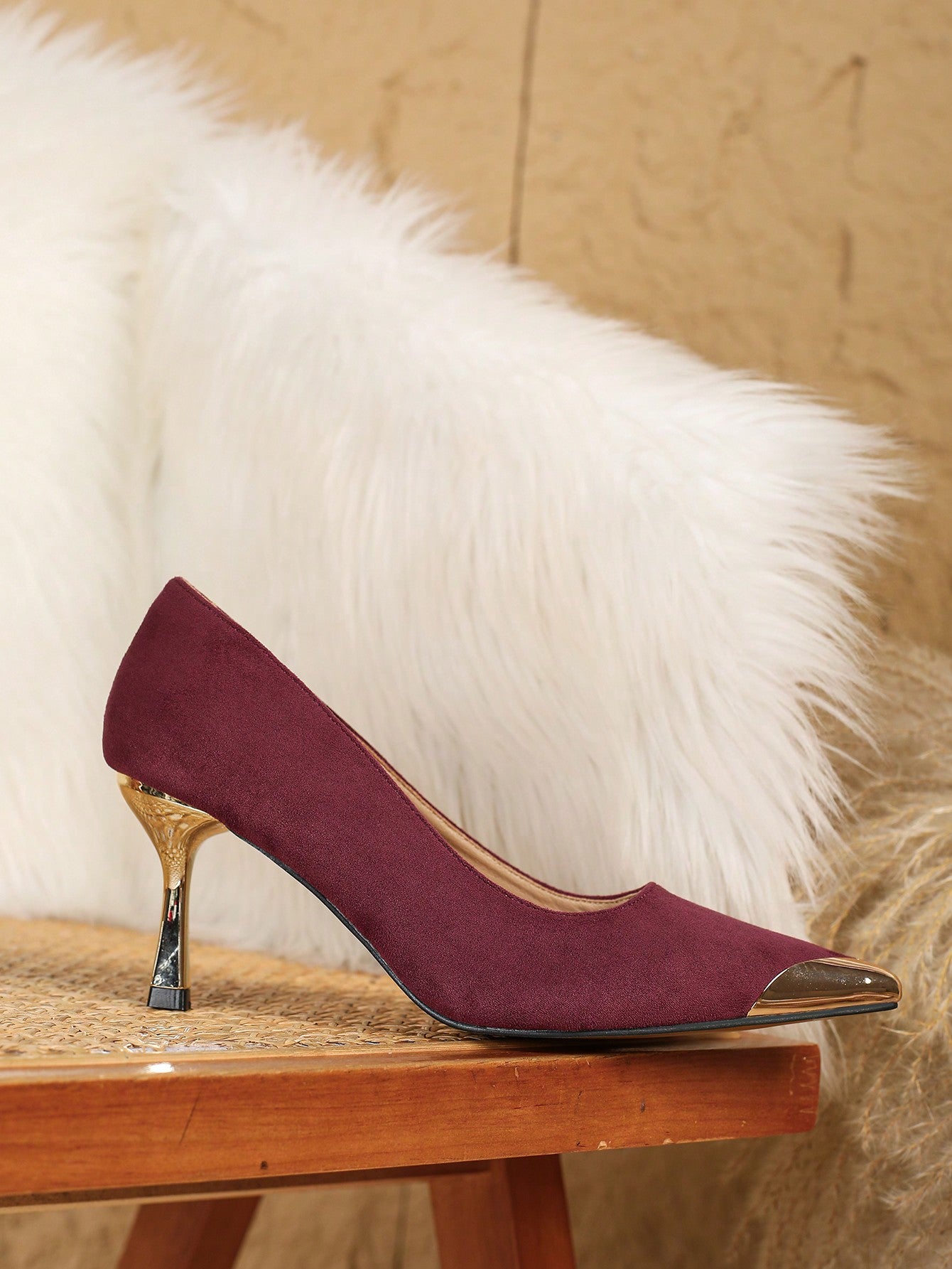 Monti heel-Burgundy