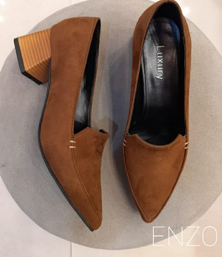 Korean Style heel-Brown