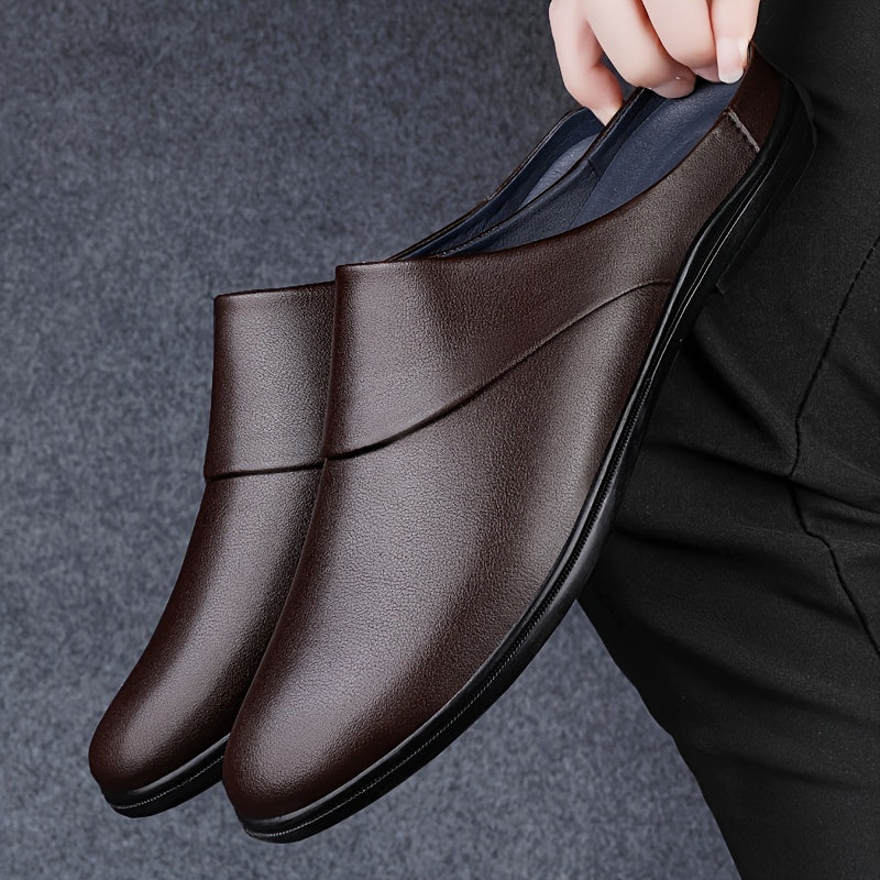 Vintage Leather Mules- Brown- 100% Pure leather