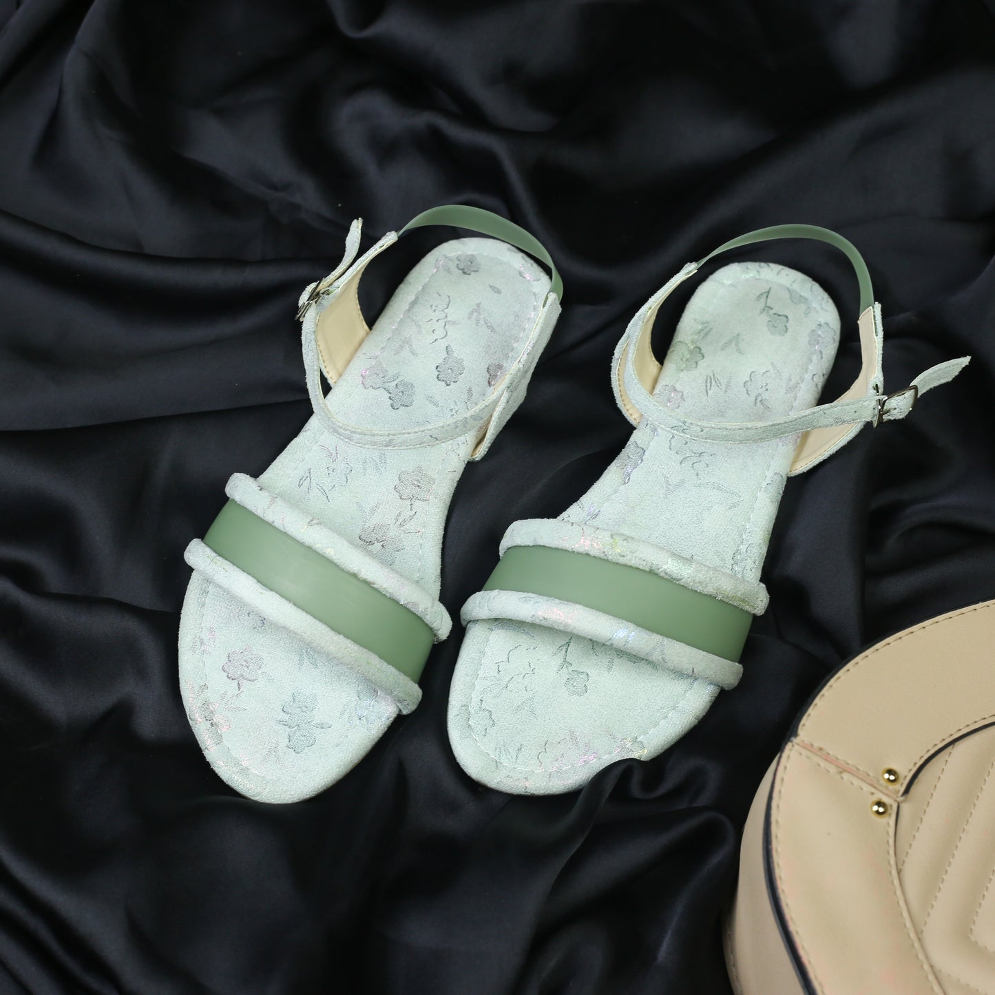 Women Green Sandals