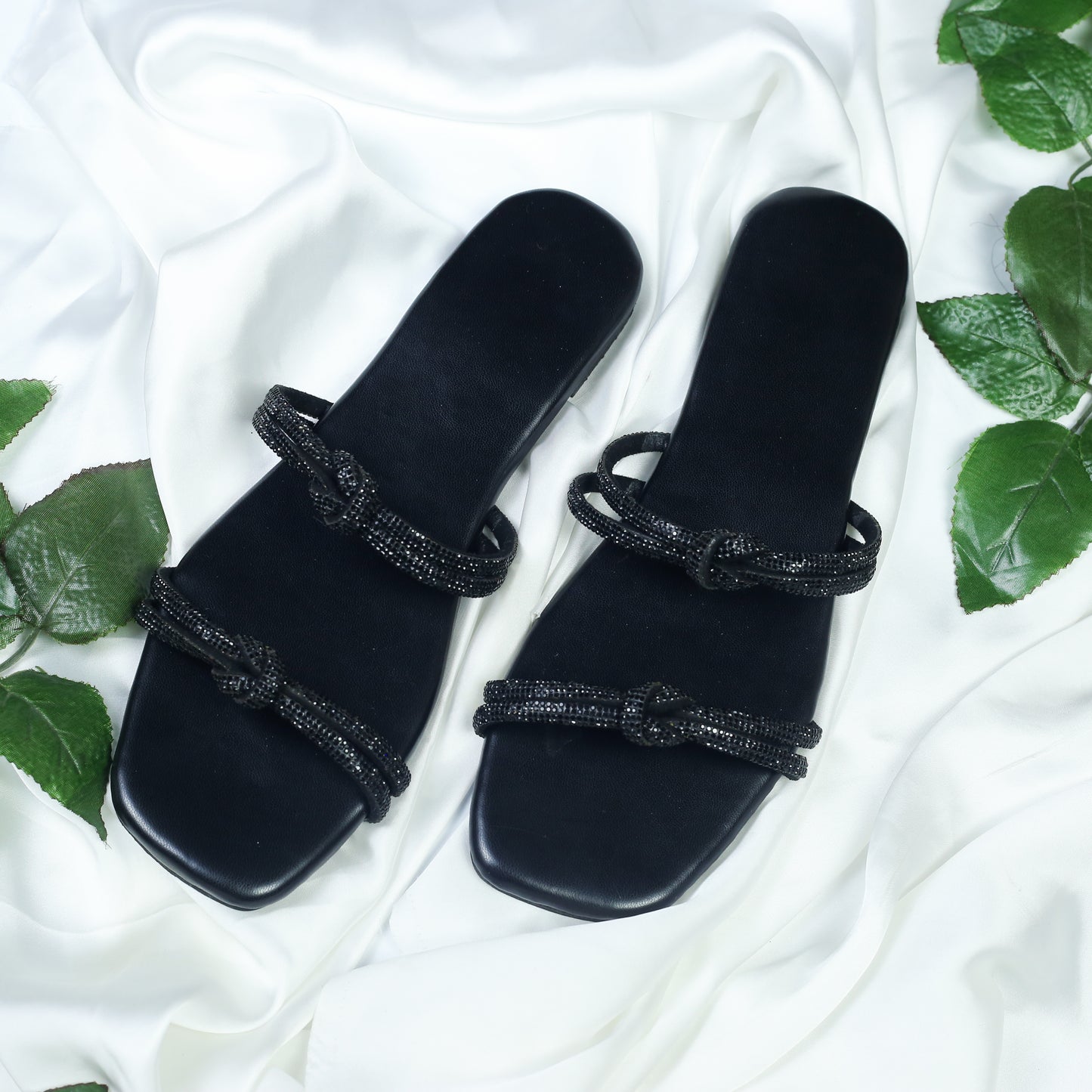 Flat Slipper- Black