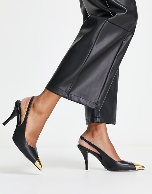 Slingback Shoes for women-Black