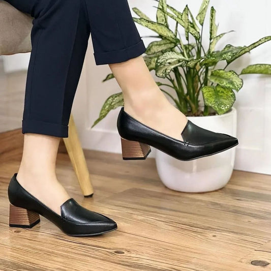 Korean Style heel-Black