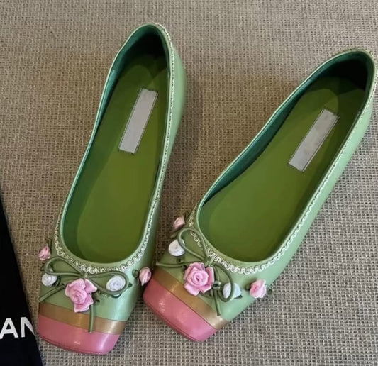 Rosette Bloom Ballets (Green)