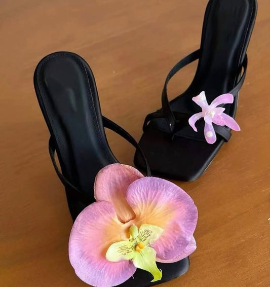 Orchad & lilly heels (Black)