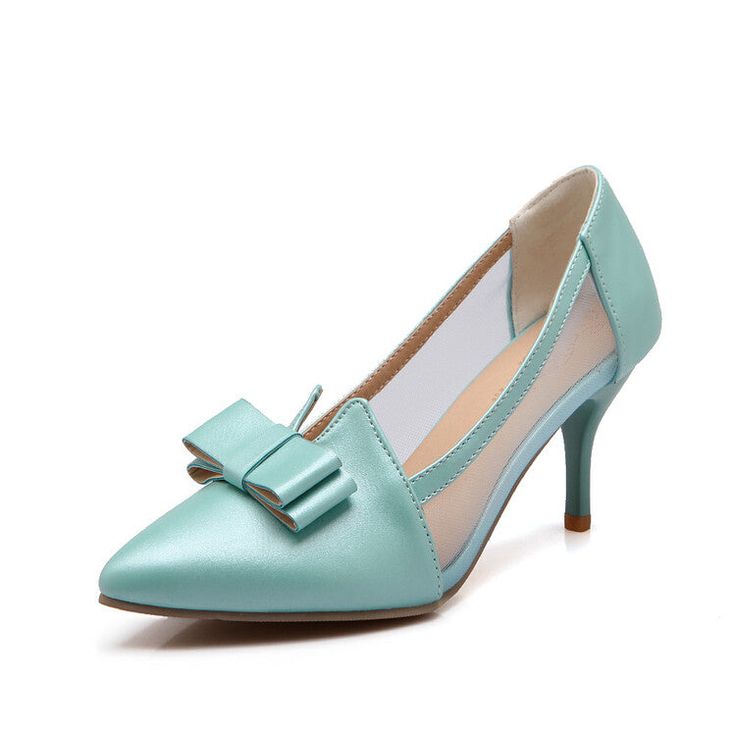 Women Pumps- Sky blue