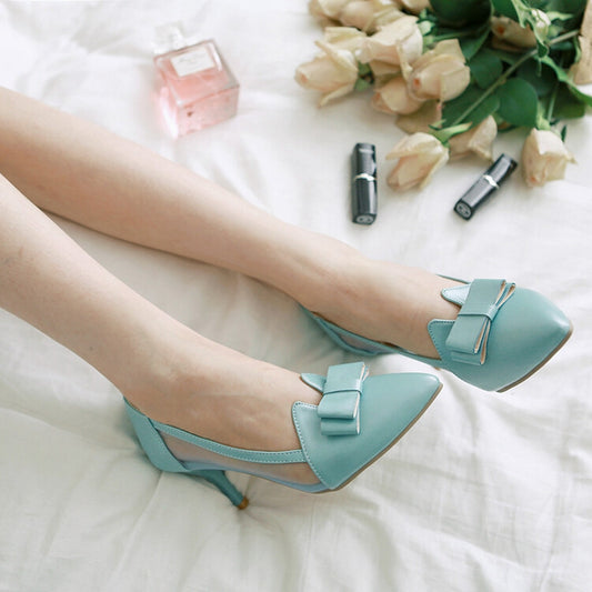 Women Pumps- Sky blue