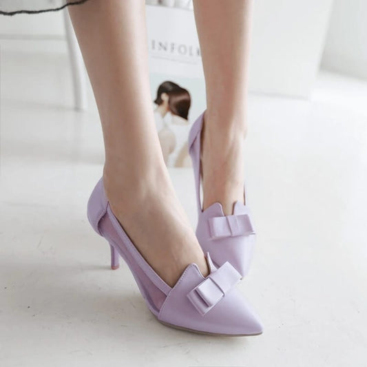 Women Pumps- Purple