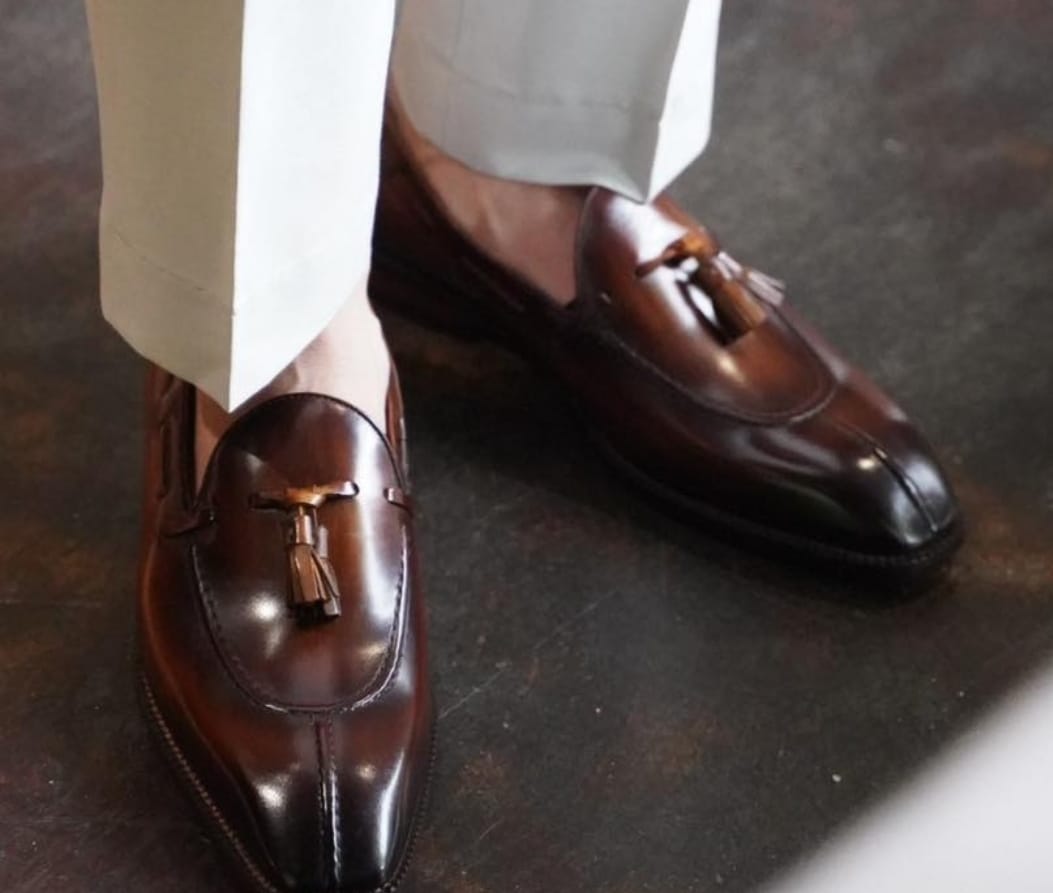 Tassel Loafer Grain Leather (Brown)