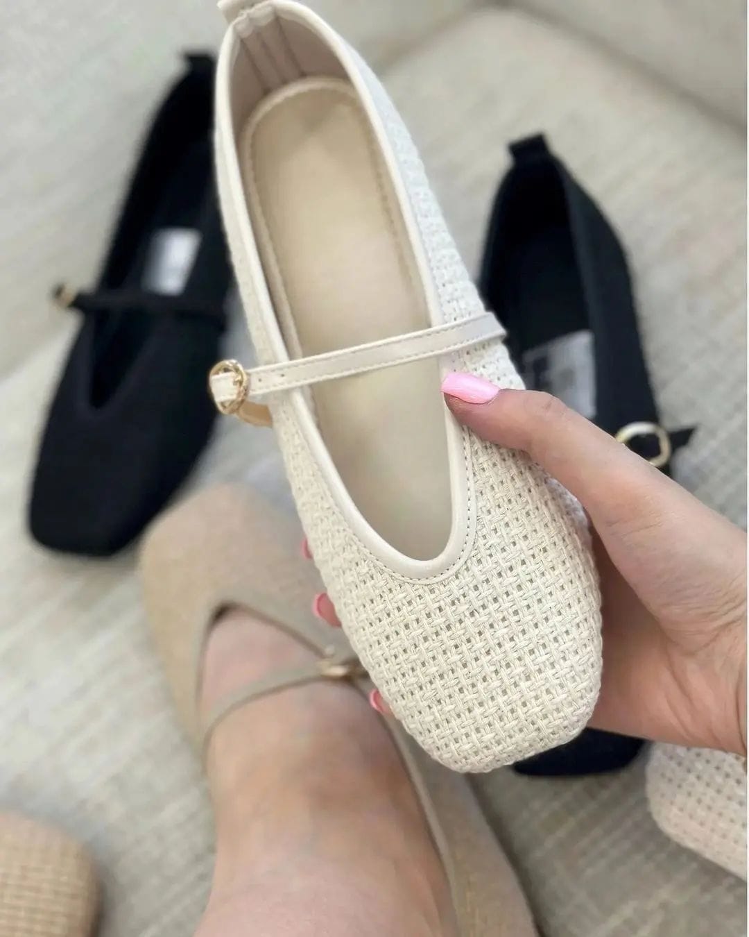 Mesh Shoes for women-White
