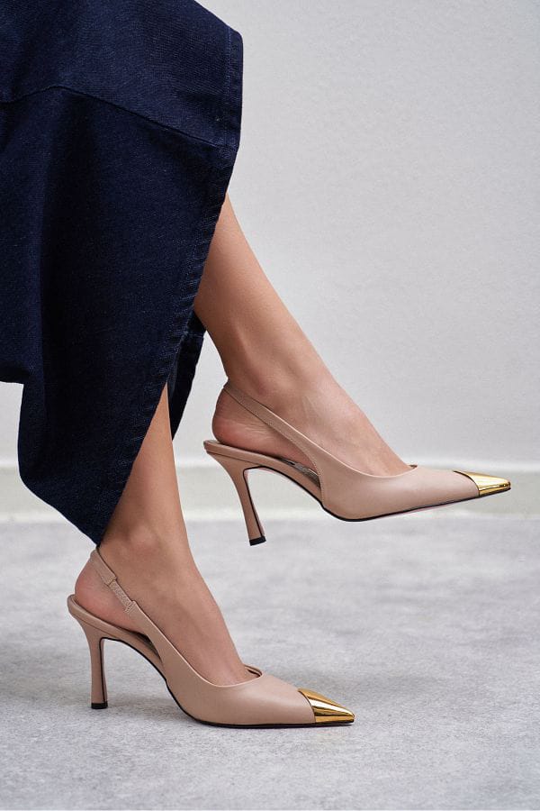 Slingback Shoes for women-Skin