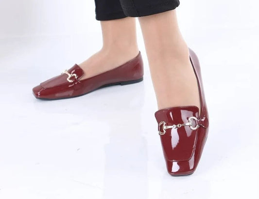 Yiwugo Formal shoes for women- Mehroon