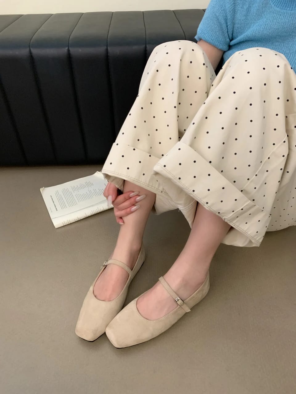 Lady Puff shoes for women- Beige