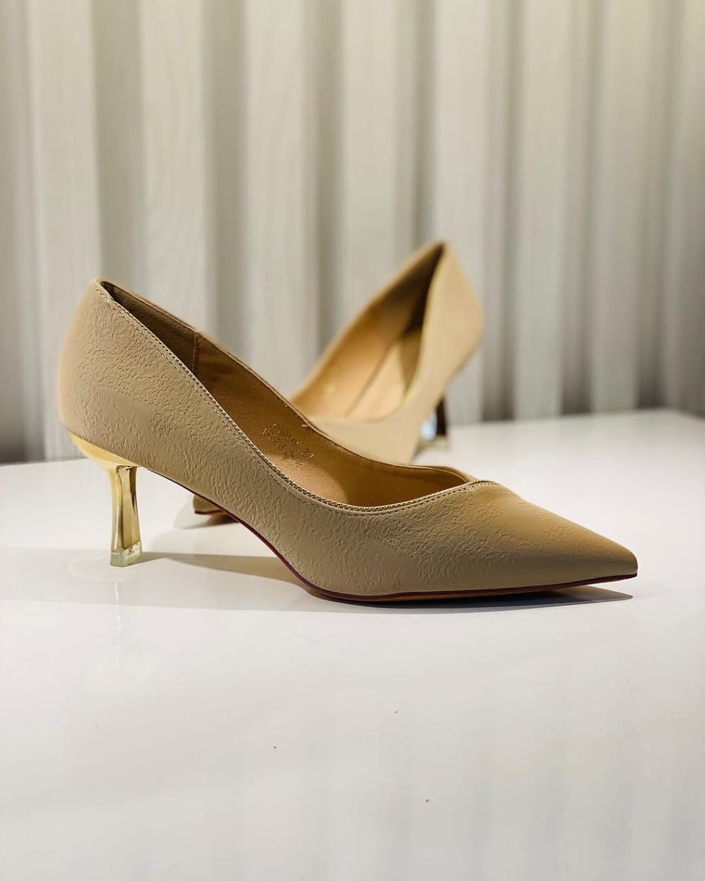 GoldShine women shoes-Khaki