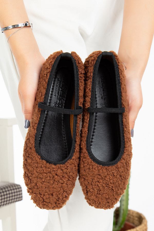 Minky Shoes for women-Dark Brown