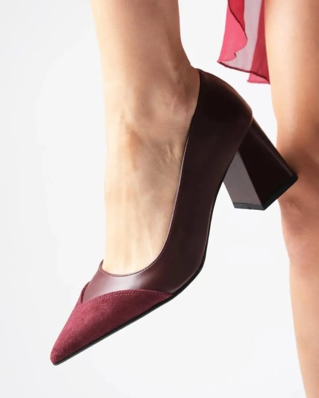 Miami Style heel - Mehroon