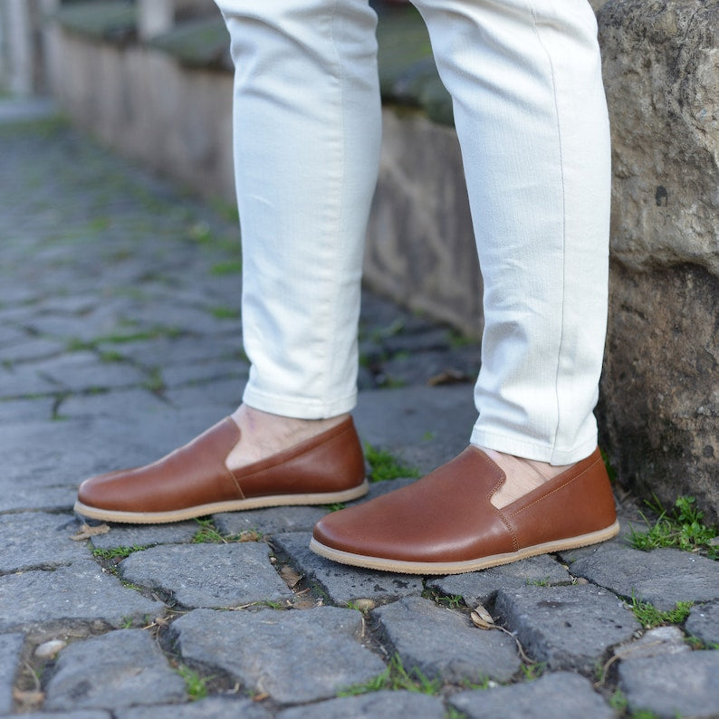 Italian Boots for Men's-Brown- Pure leather