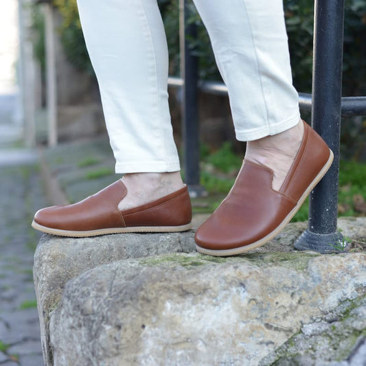 Italian Boots for Men's-Brown- Pure leather