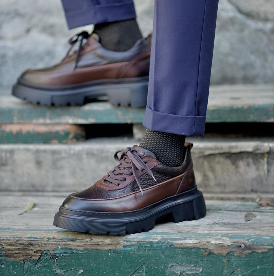Faux Men's Shoes - 100% Pure Leather