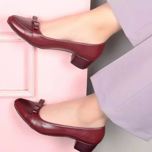 Clark heel-Mehroon