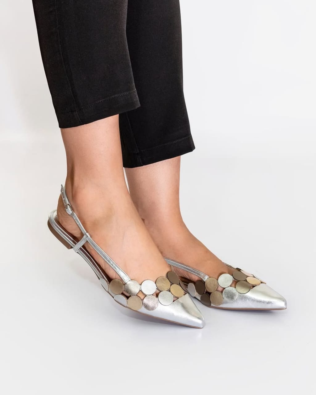 Greek Sandal - Silver