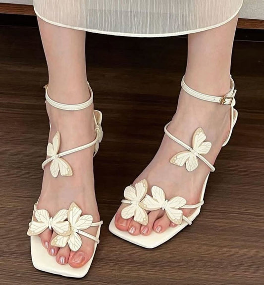 Miami style butterfly (White)