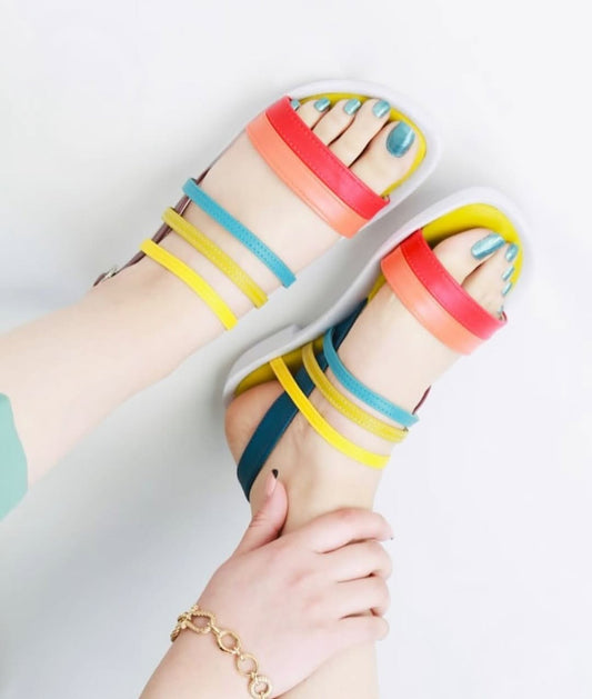 Rainbow sandals