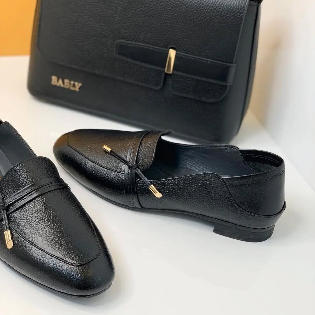 Britian style shoes (Black)