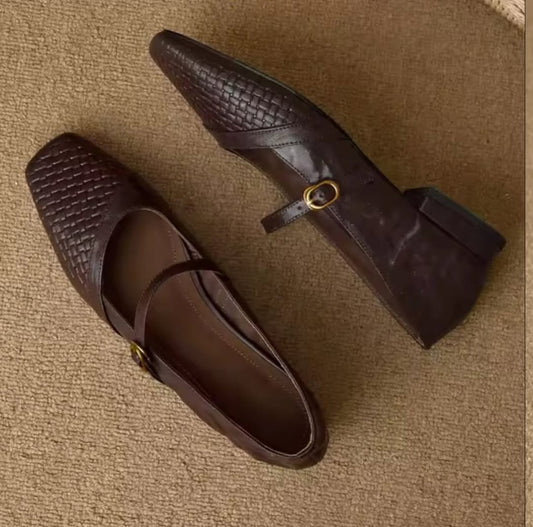 Heritage mary Jane shoe (Brown)