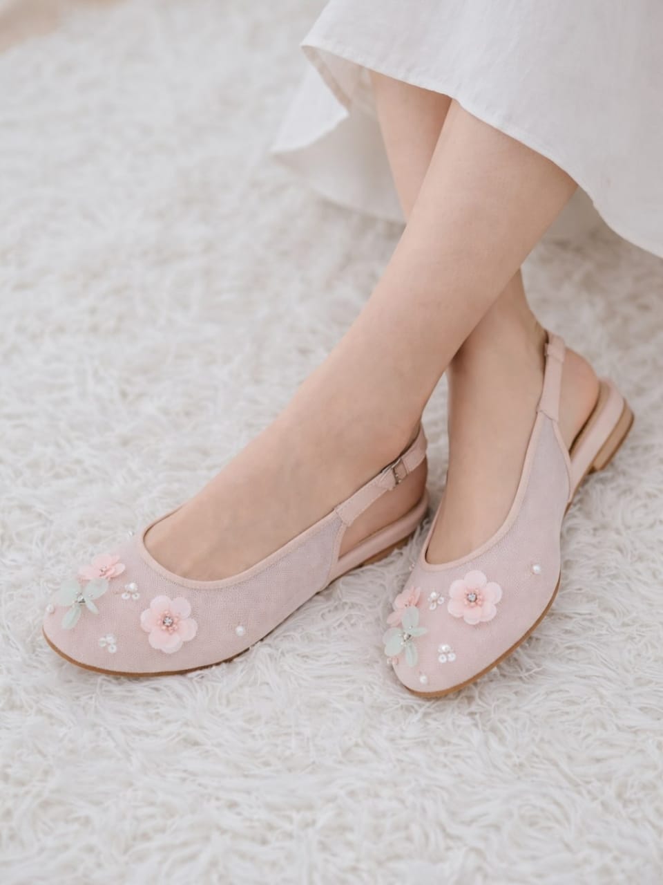 LT pink blossom grace flat