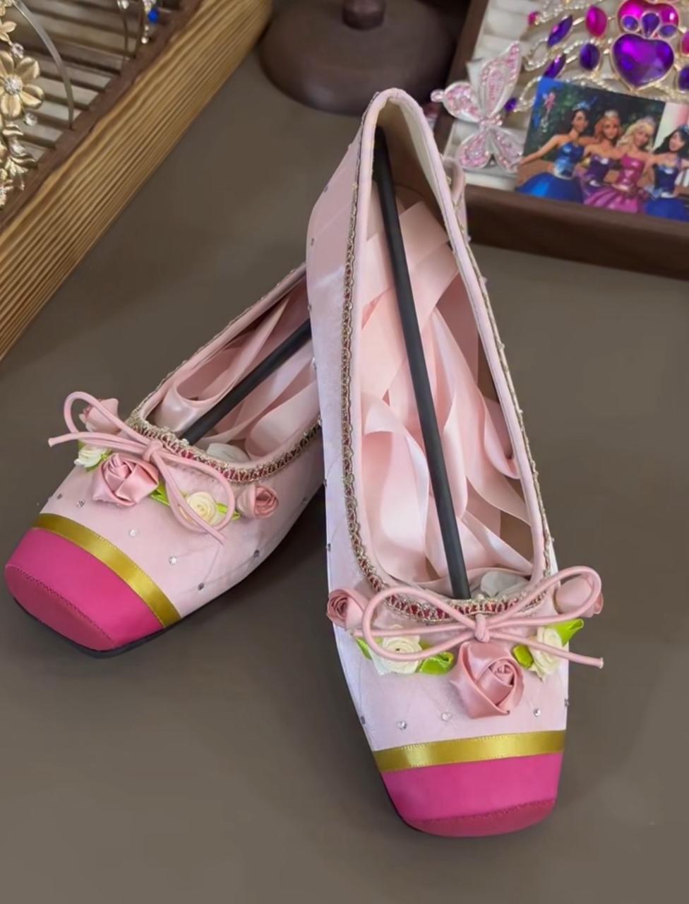 Rosette Bloom Ballets (Baby Pink)