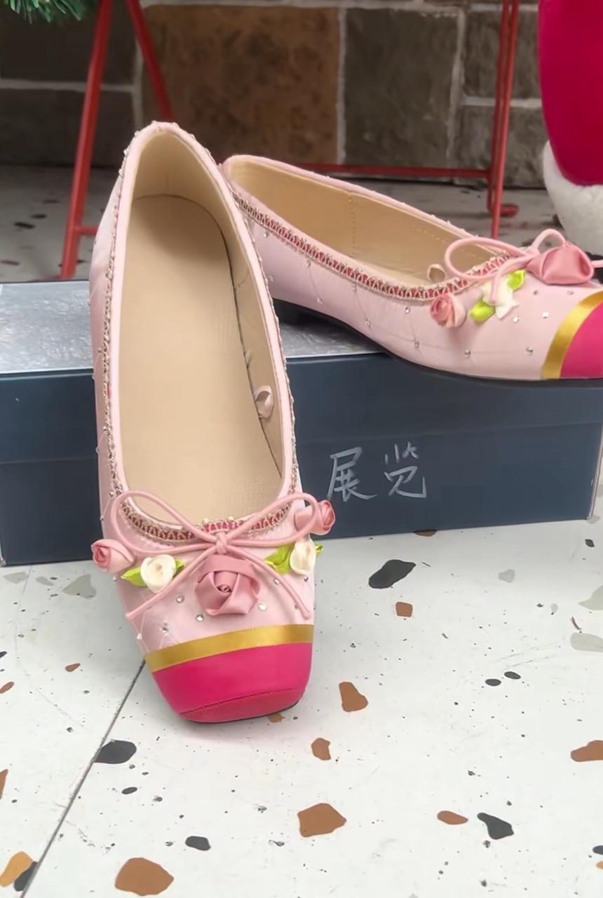 Rosette Bloom Ballets (Baby Pink)