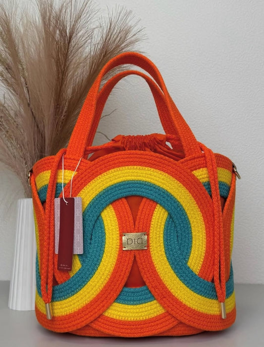 Hand craft bag (Orange)