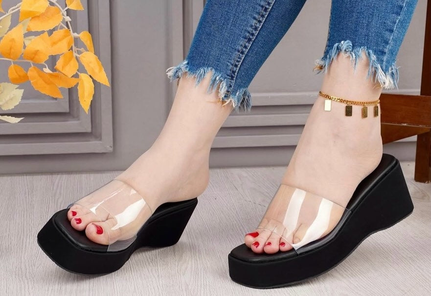 Glass feet wedge (Black)