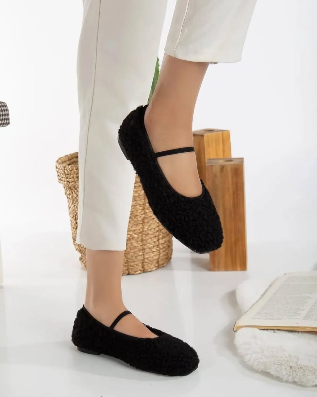 Minky Shoes for women-Black