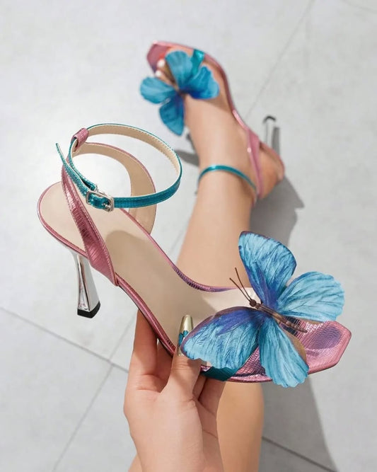 Butterfly Shoes-Blue