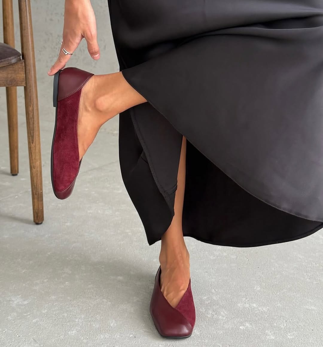 Eva shoes (Maroon)