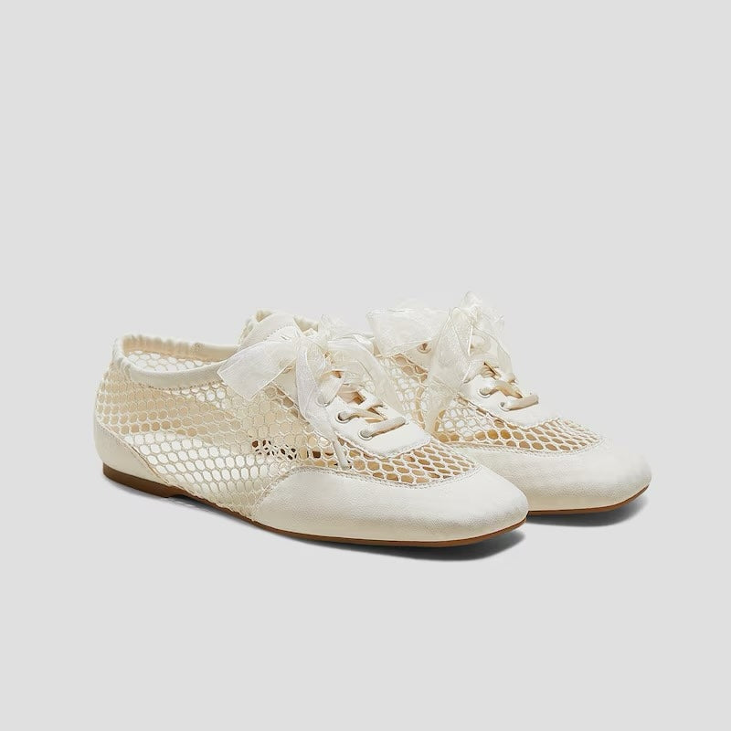 Organza shoe (White)