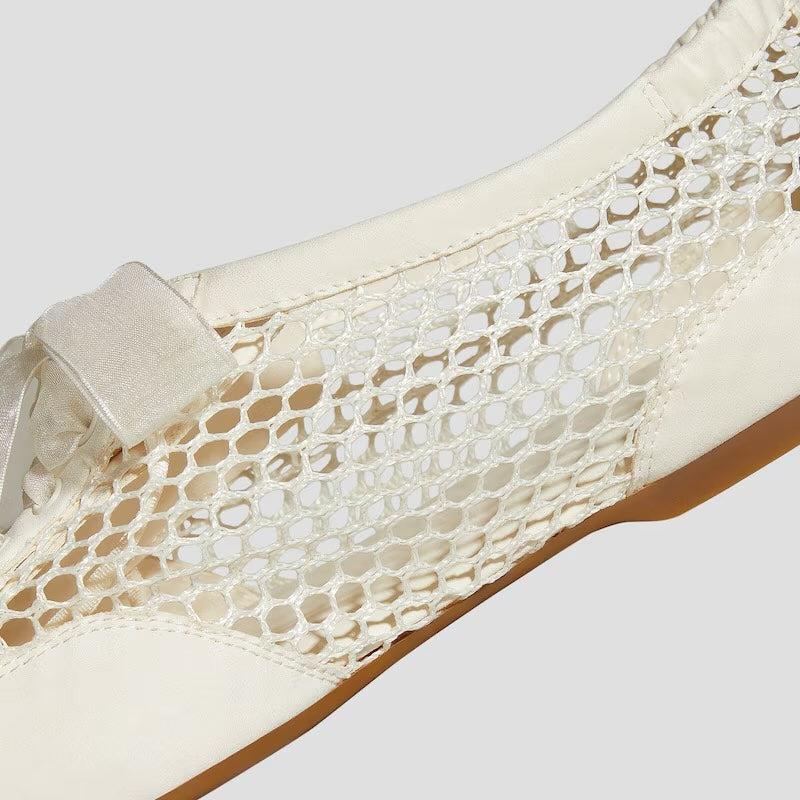 Organza shoe (White)