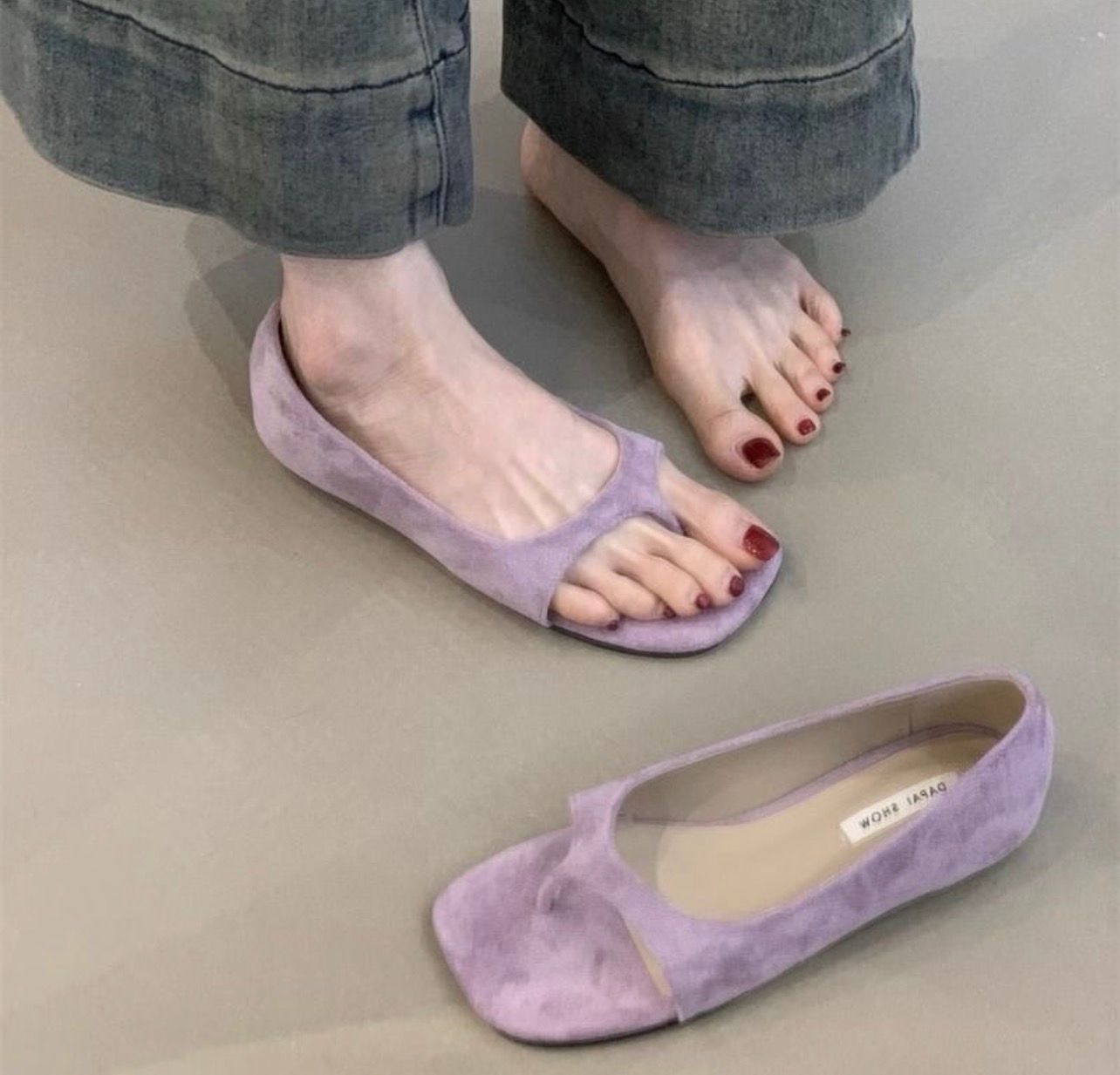 Yankees slippers (Lilac)