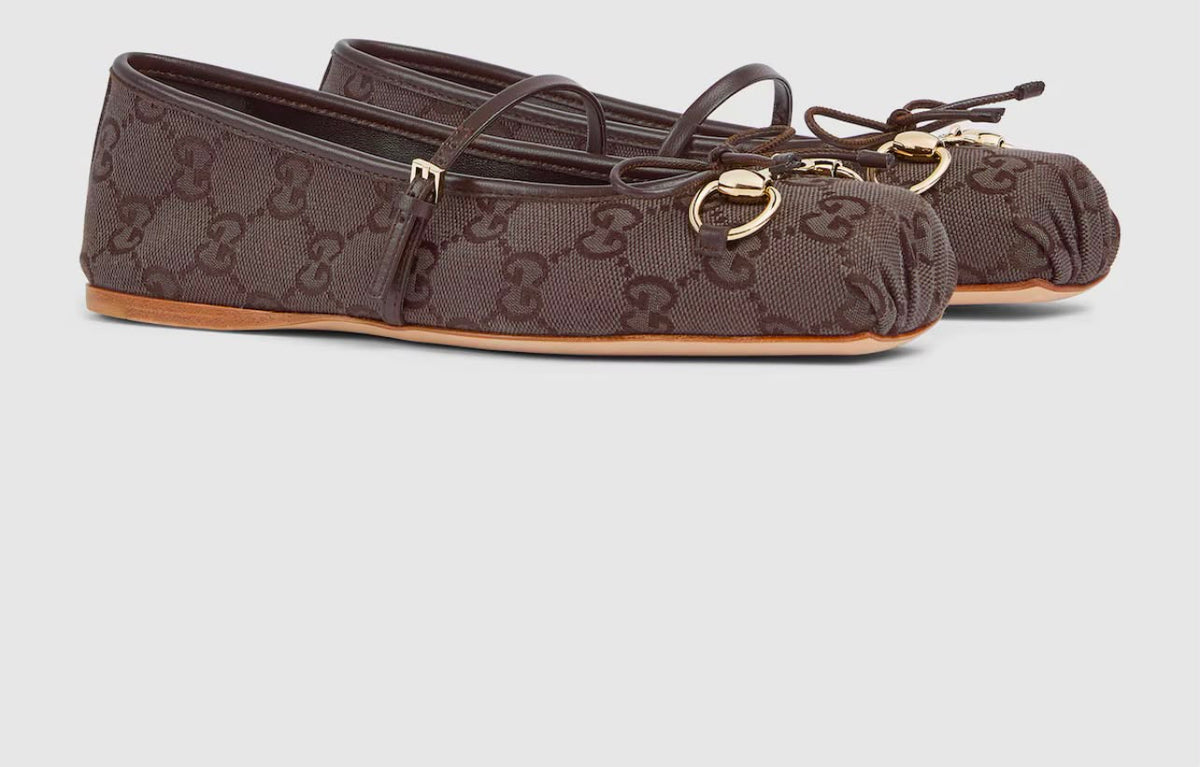 Aurora Mary Jane flats (Coffee)